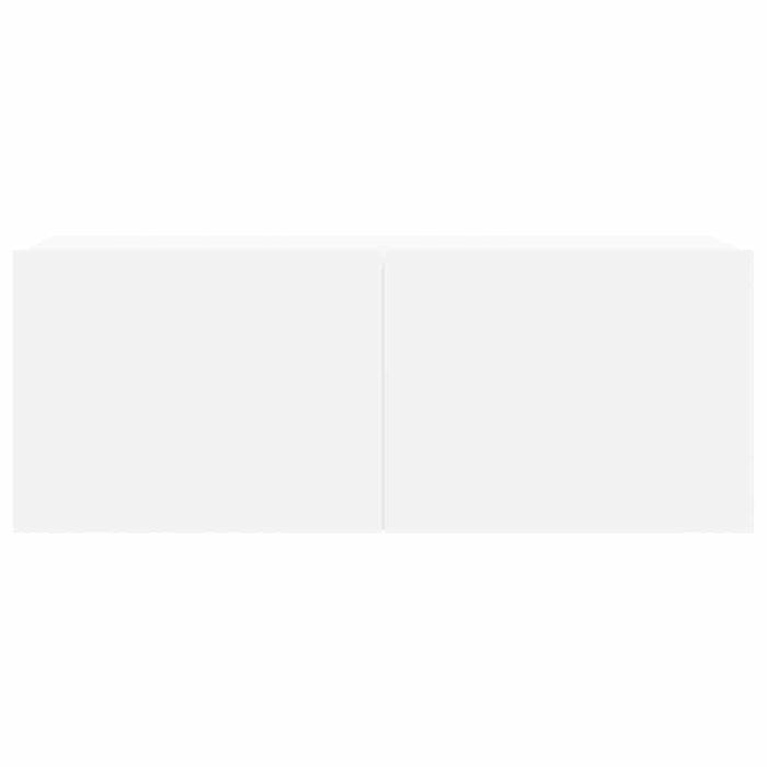 Set di Mobili Porta TV 7 pz Bianco in Legno Multistrato cod mxl 73372