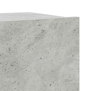 vidaXL Set di Mobili Porta TV 7 pz Grigio Cemento in Legno Multistrato