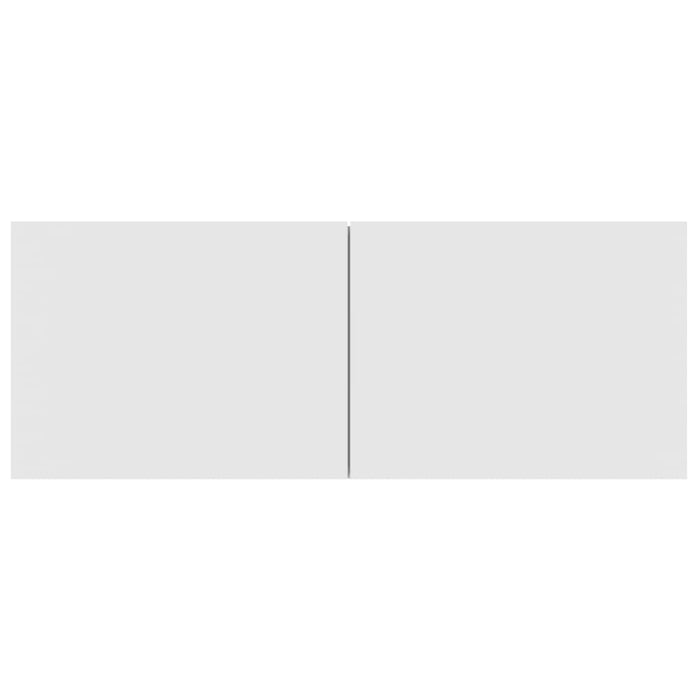 Set di Mobili Porta TV 4 pz Bianco in Legno Multistrato cod mxl 58748