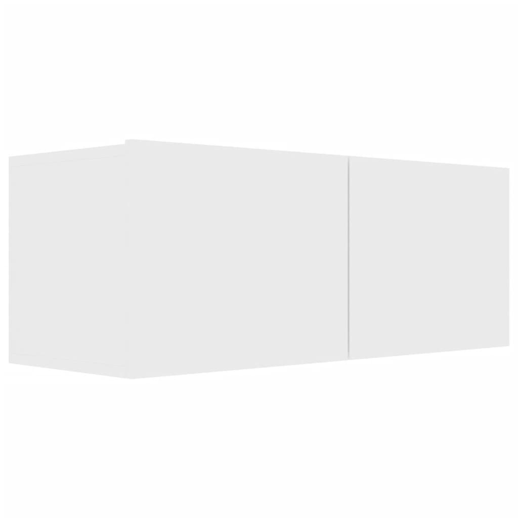 Set di Mobili Porta TV 6 pz Bianco in Legno Multistrato cod mxl 14746