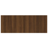 Mobile Porta TV a Parete Rovere Marrone in Legno Multistrato 3114581