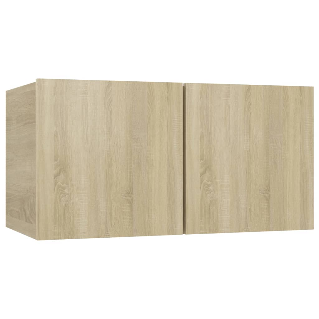 Mobile Porta TV a Parete-Mobile per TV-Credenza TV Rovere Sonoma in Legno Multistrato 727108