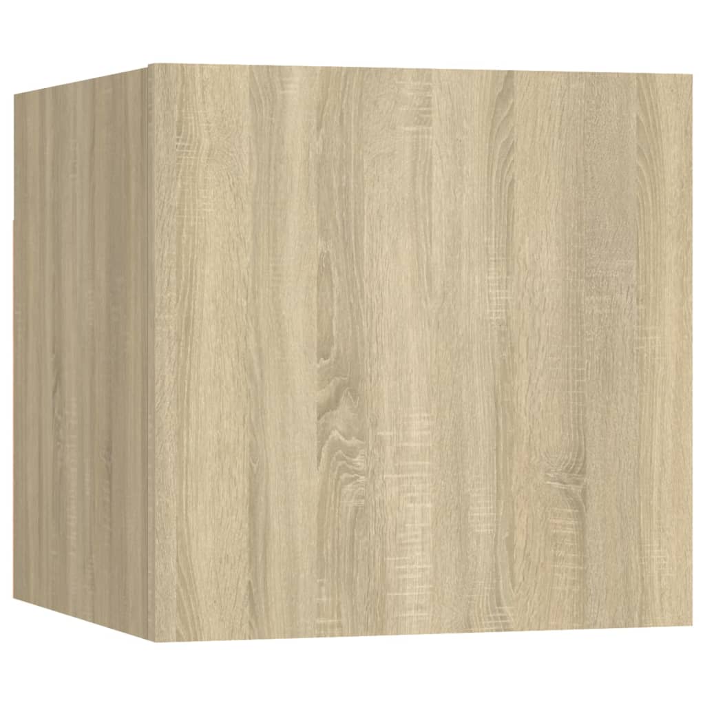 Mobile Porta TV a Parete-Mobile per TV-Credenza TV Rovere Sonoma in Legno Multistrato 107464