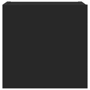 Set Mobili Porta TV 4 pz-Set di 4 Credenza per TV Nero in Legno Multistrato 559647