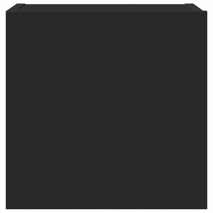 Set Mobili Porta TV 4 pz-Set di 4 Credenza per TV Nero in Legno Multistrato 559647