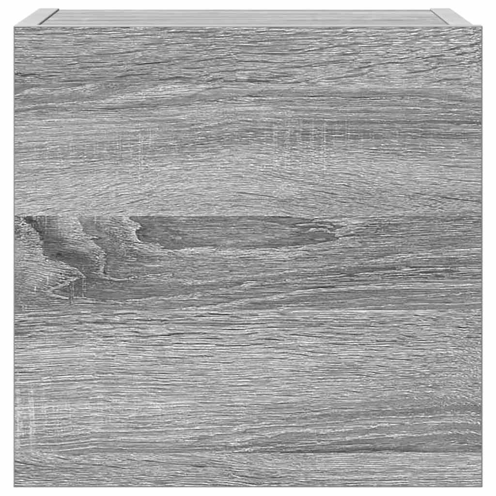 Set di Mobili Porta TV 4 pz Grigio Sonoma in Legno Multistrato 3114652