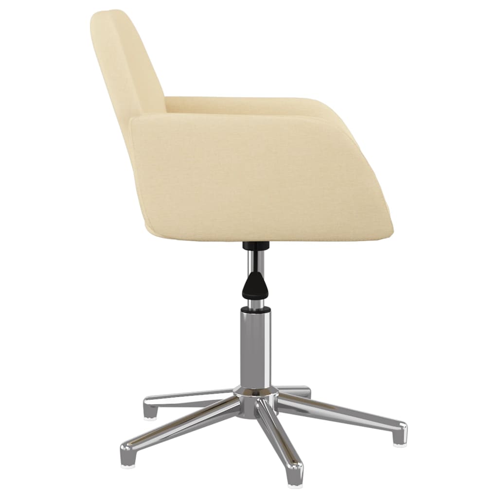 Sedia da Ufficio Girevole Crema in Tessuto cod mxl 11766