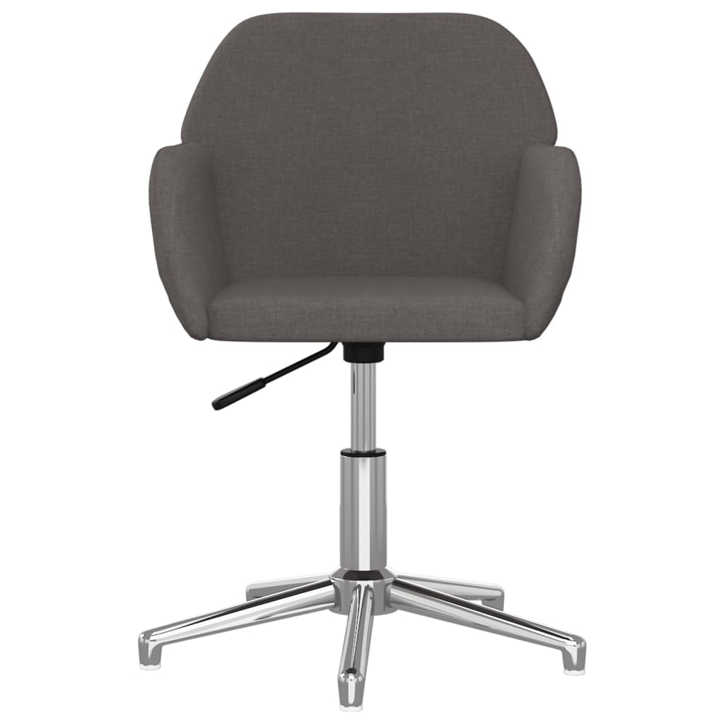 Sedia da Ufficio Girevole Grigio Scuro in Tessuto cod mxl 17116