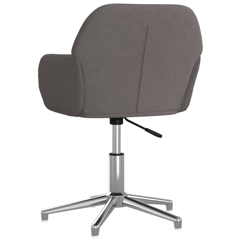 Sedia da Ufficio Girevole Grigio Scuro in Tessuto cod mxl 17116