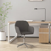 Sedia da Ufficio Girevole Grigio Scuro in Tessuto cod mxl 17116