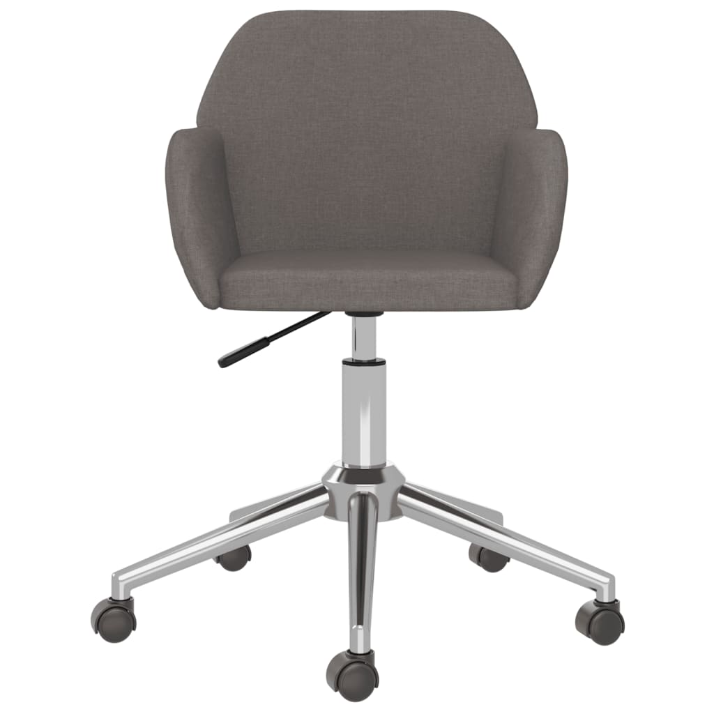 Sedia da Ufficio Girevole Grigio Scuro in Tessuto cod mxl 27341