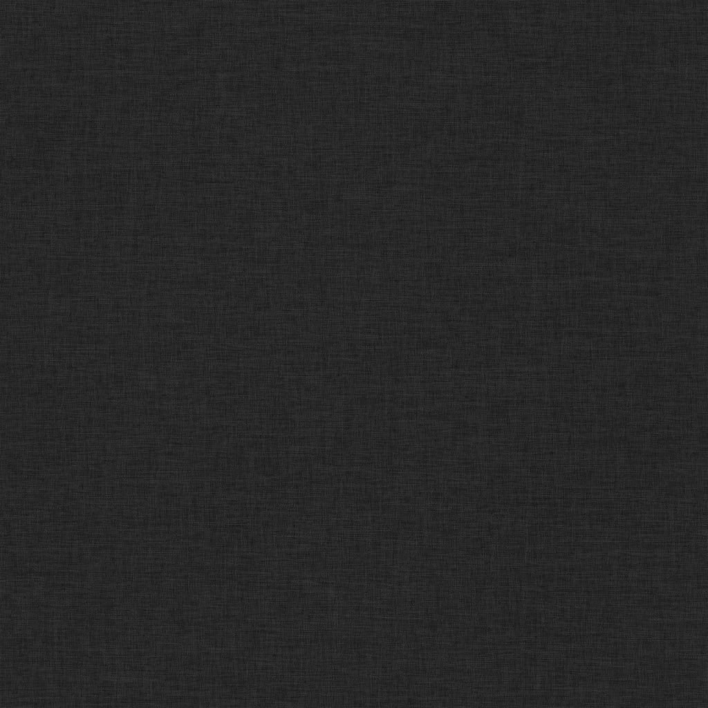 Sedie da Pranzo 2 pz Nere in Tessuto e Similpelle 344754