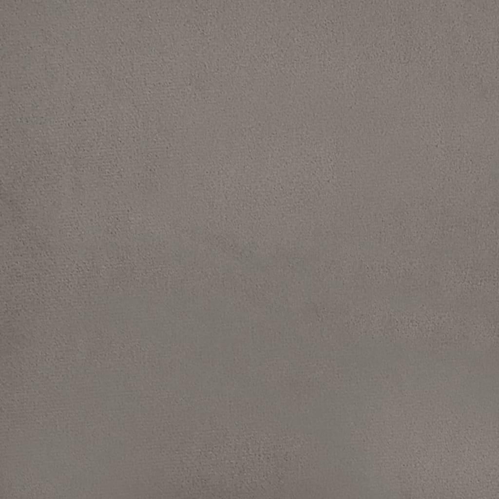 Sedie da Pranzo 2 pz Grigio Chiaro in Velluto cod mxl 18117