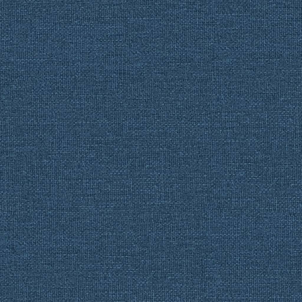 Sedie da Pranzo 2 pz Blu in Tessuto 344843