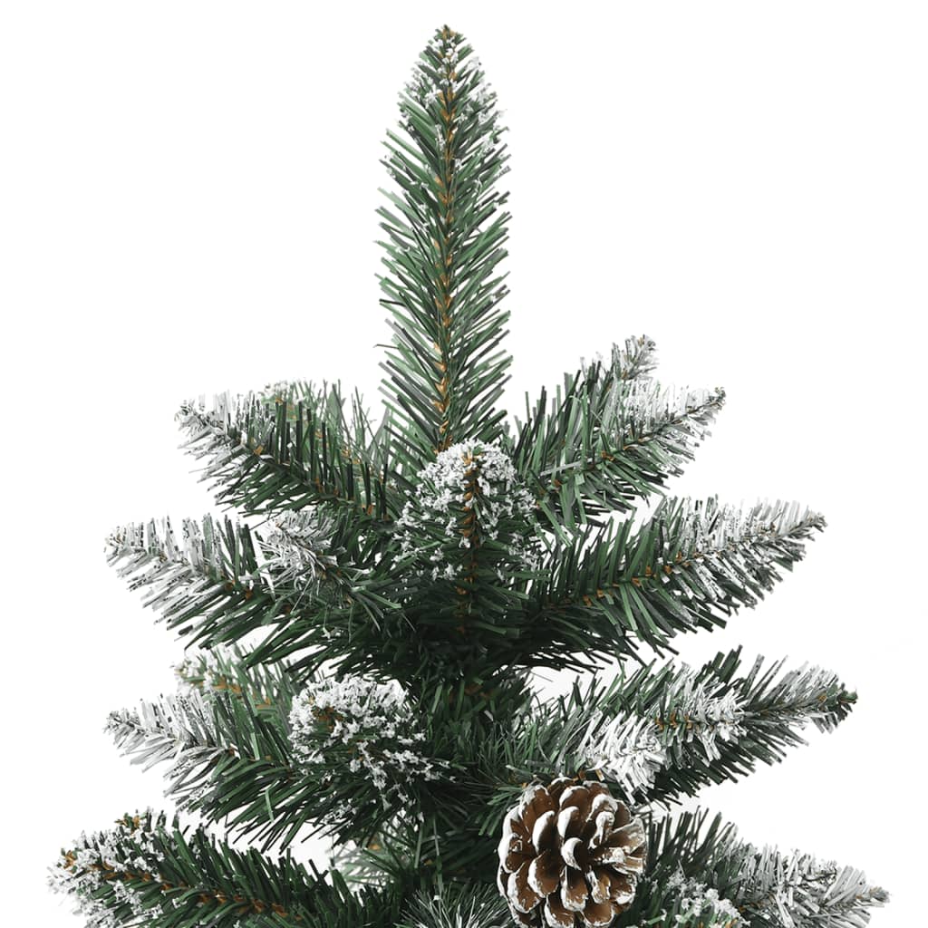Albero di Natale Artificiale con Base Verde 120 cm PVC 345173