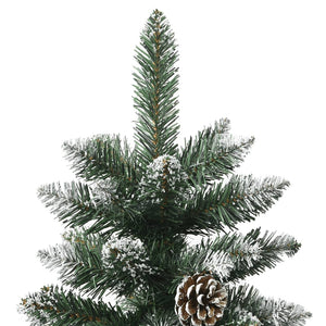 Albero di Natale Artificiale con Base Verde 120 cm PVC 345173