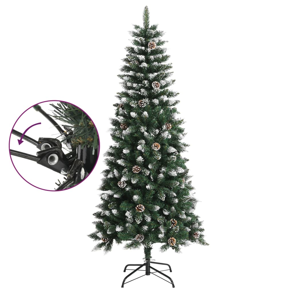 Albero di Natale Artificiale con Base Verde 150 cm PVC cod mxl 27485