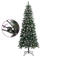 Albero di Natale Artificiale con Base Verde 180 cm PVC 345175