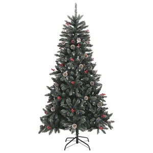 Albero di Natale Artificiale con Base Verde 180 cm PVC 345180