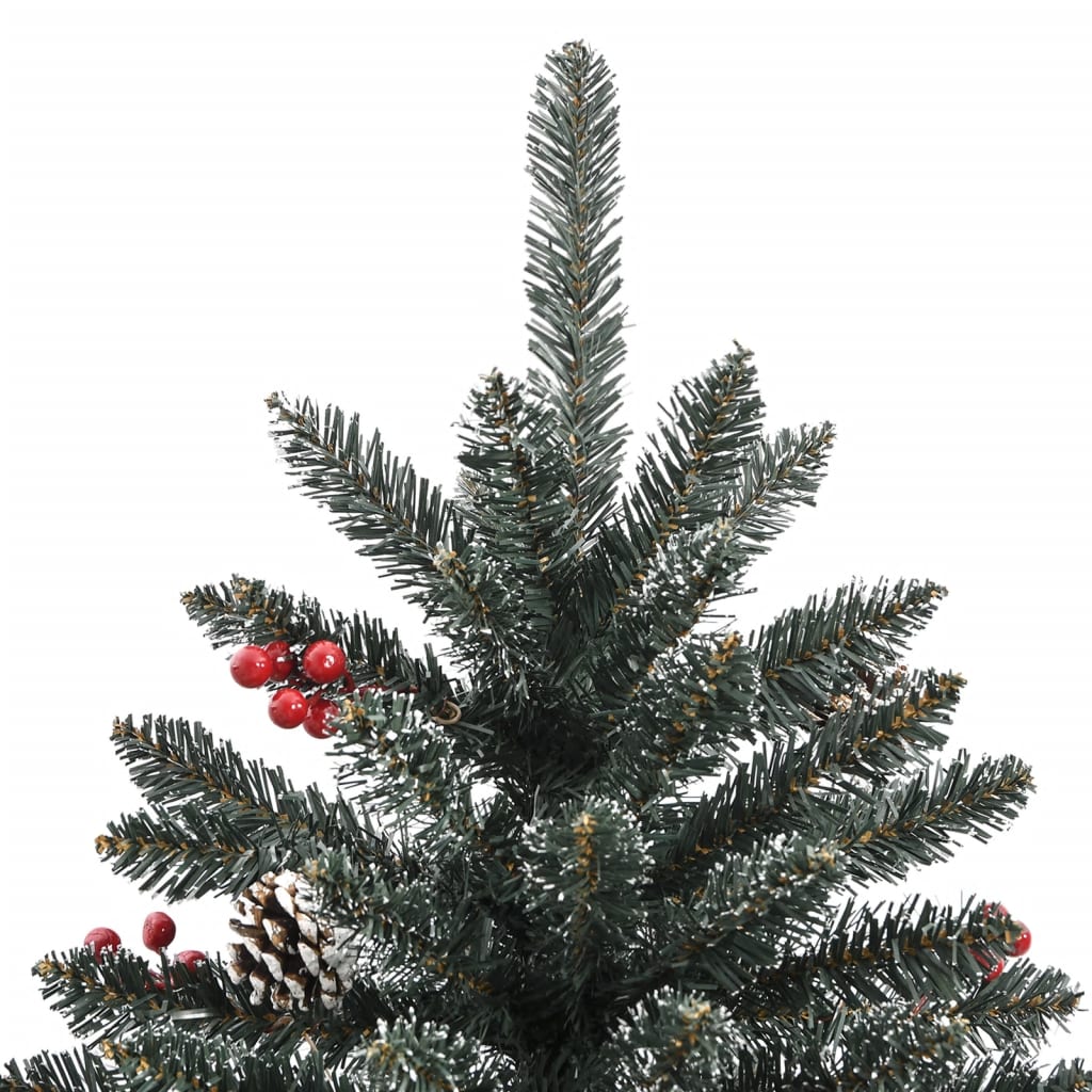 Albero di Natale Artificiale con Base Verde 180 cm PVC 345180