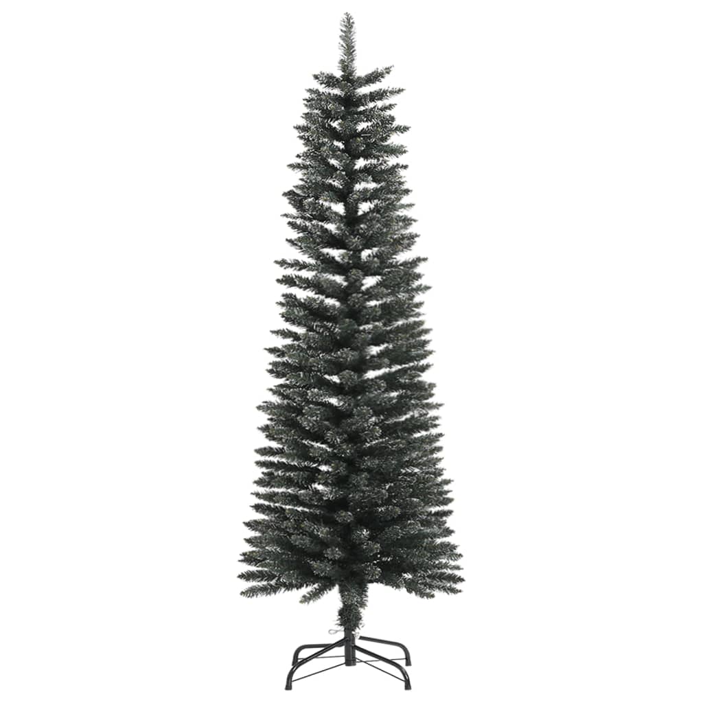 Albero di Natale Artificiale Sottile con Base Verde 120 cm PVC cod mxl 17369