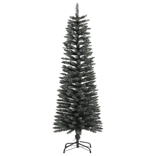 Albero di Natale Artificiale Sottile con Base Verde 120 cm PVC cod mxl 17369