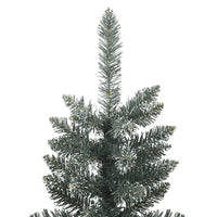Albero di Natale Artificiale Sottile con Base Verde 150 cm PVC 345184