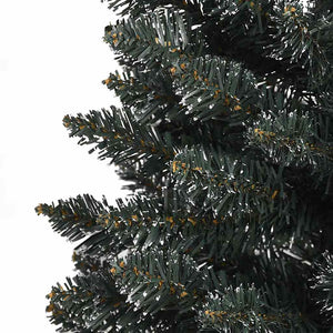 Albero di Natale Artificiale Sottile con Base Verde 180 cm PVC 345185