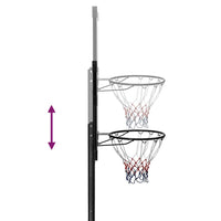 Supporto per Pallacanestro Trasparente 256-361 cm Policarbonato 93650