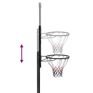 Supporto per Pallacanestro Trasparente 256-361 cm Policarbonato 93650