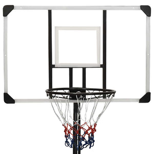 Supporto per Pallacanestro Trasparente 256-361 cm Policarbonato 93650