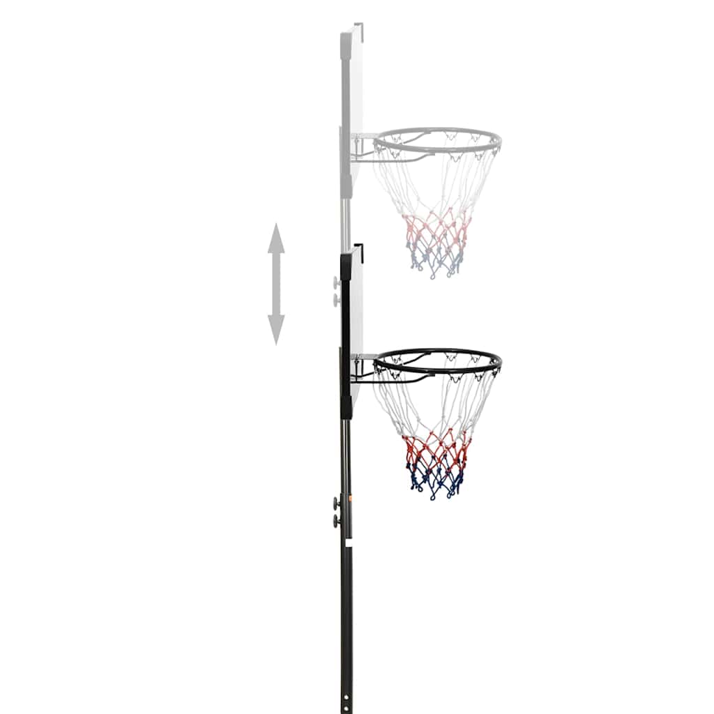 Supporto per Pallacanestro Trasparente 216-250 cm Policarbonato 93657
