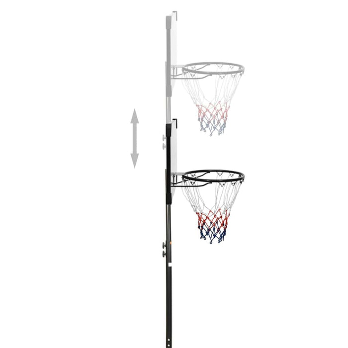 Supporto per Pallacanestro Trasparente 216-250 cm Policarbonato 93657