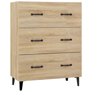 Credenza Rovere Sonoma 69,5x34x180 cm in Legno Multistrato