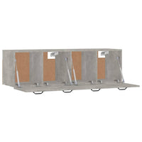 Mobili Parete 2 pz Grigio Cemento 80x35x36,5 cm in Multistrato 3115655