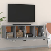 Mobili Parete 2 pz Grigio Sonoma 80x35x36,5cm Legno Multistrato cod mxl 39045