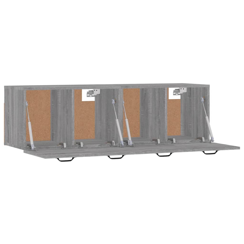 Mobili Parete 2 pz Grigio Sonoma 80x35x36,5cm Legno Multistrato cod mxl 39045