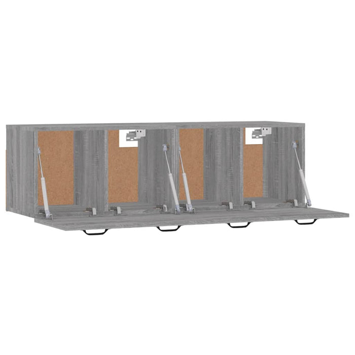Mobili Parete 2 pz Grigio Sonoma 80x35x36,5cm Legno Multistrato cod mxl 39045