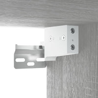 Mobili Parete 2 pz Grigio Sonoma 80x35x36,5cm Legno Multistrato cod mxl 39045