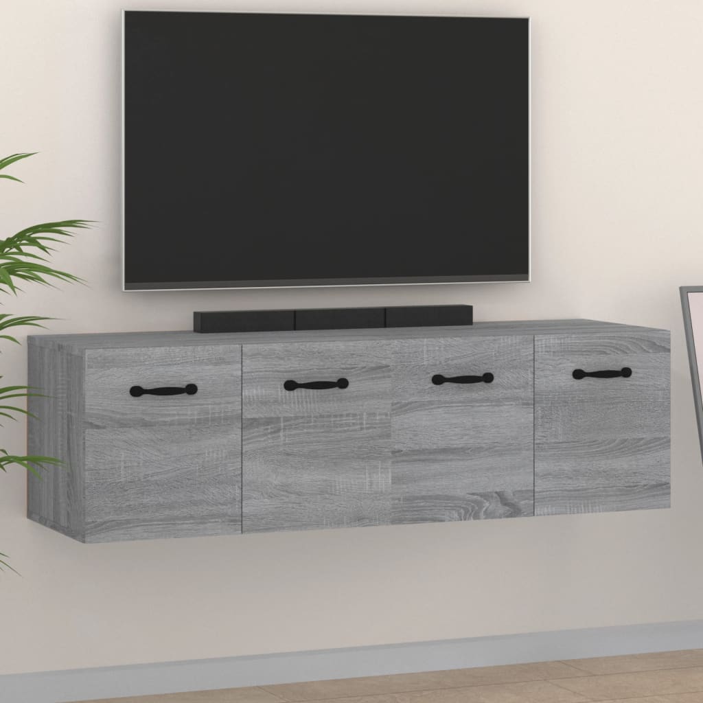 Mobili Parete 2 pz Grigio Sonoma 80x35x36,5cm Legno Multistrato cod mxl 39045