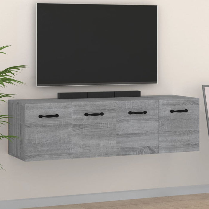 Mobili Parete 2 pz Grigio Sonoma 80x35x36,5cm Legno Multistrato cod mxl 39045