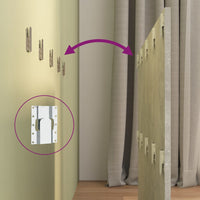 Testiera Letto con Comodini in Legno Multistrato Grigio Cemento 3115679