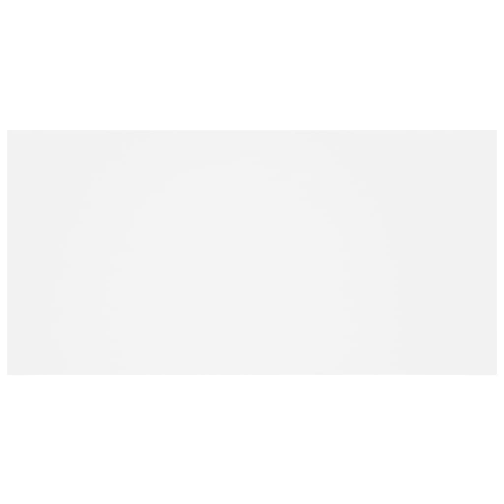 Testiera per Letto con Comodini in Legno Multistrato Bianco 3115708