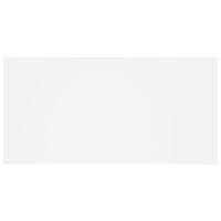 Testiera per Letto con Comodini in Legno Multistrato Bianco 3115708