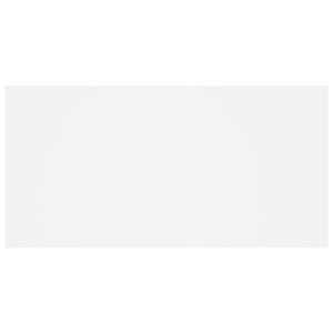 Testiera per Letto con Comodini in Legno Multistrato Bianco 3115708