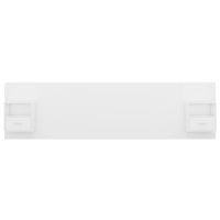 Testiera per Letto con Armadietti in Legno Multistrato Bianco 3115740