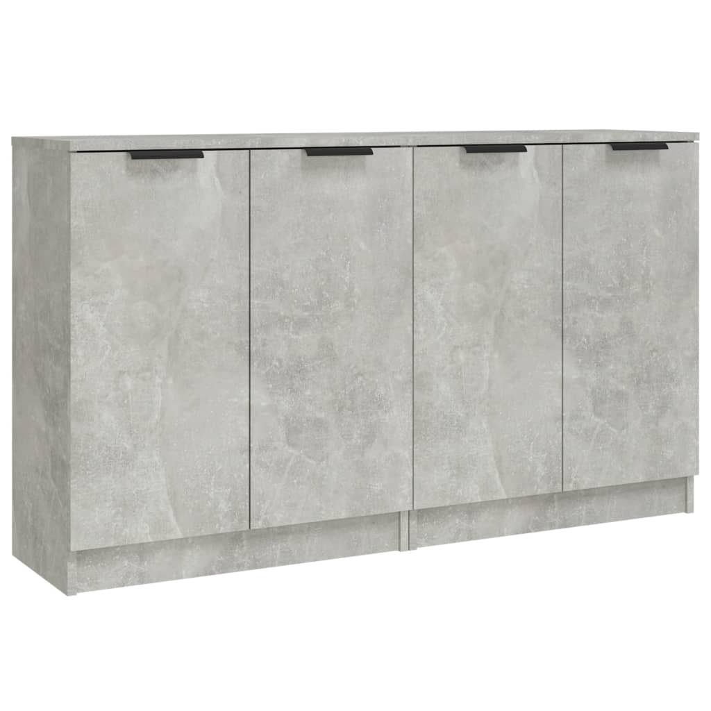 Credenze 2 pz Grigio Cemento 60x30x70 cm in Legno Multistrato 3115775