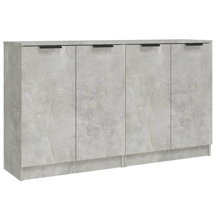 Credenze 2 pz Grigio Cemento 60x30x70 cm in Legno Multistrato 3115775
