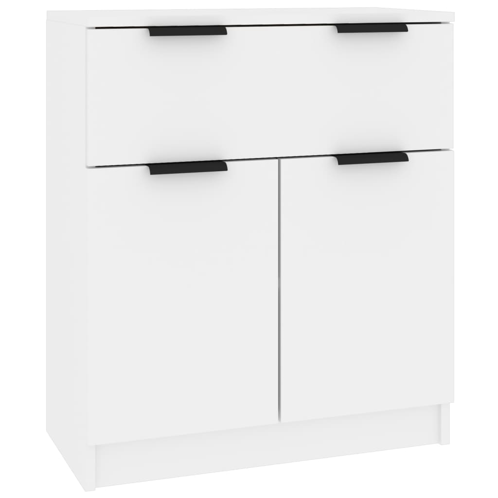 Credenze 3 pz Bianco in Legno Multistrato 3115828