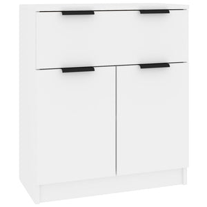 Credenze 3 pz Bianco in Legno Multistrato 3115828
